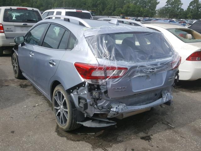 4S3GTAU69H3707571 - 2017 SUBARU IMPREZA LI SILVER photo 3