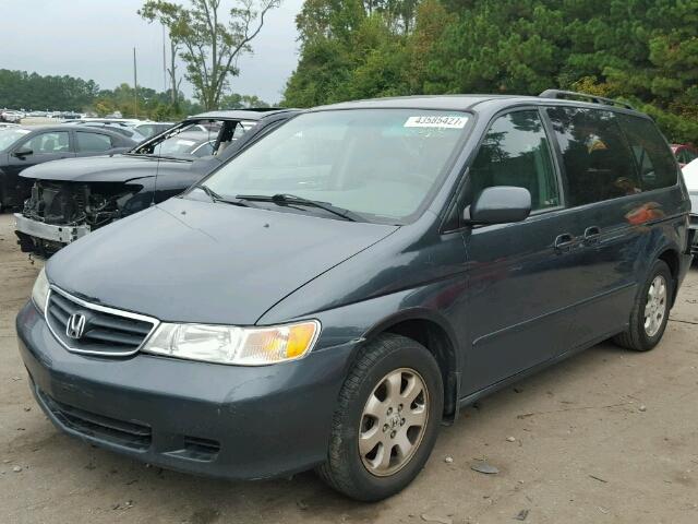 5FNRL18943B079086 - 2003 HONDA ODYSSEY EX GRAY photo 2