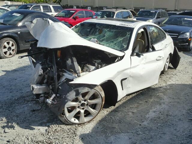 WBA4A5C57FGK15374 - 2015 BMW 428 I WHITE photo 2