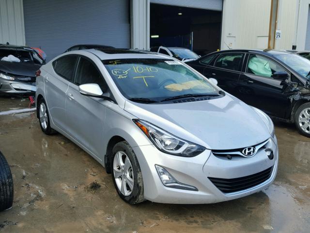 5NPDH4AE4GH733614 - 2016 HYUNDAI ELANTRA SE SILVER photo 1