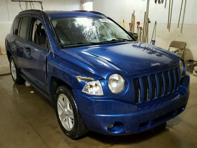 1J4FF47B99D137400 - 2009 JEEP COMPASS SP BLUE photo 1