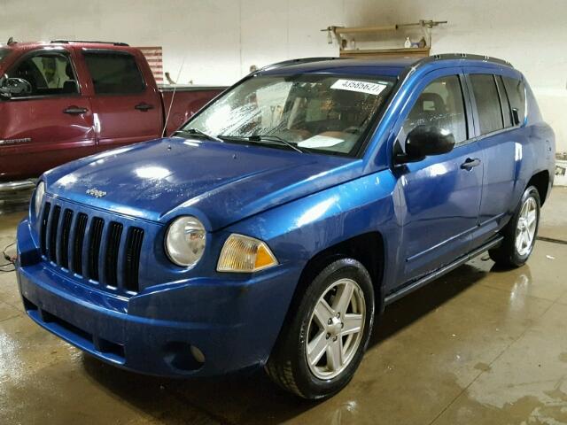 1J4FF47B99D137400 - 2009 JEEP COMPASS SP BLUE photo 2