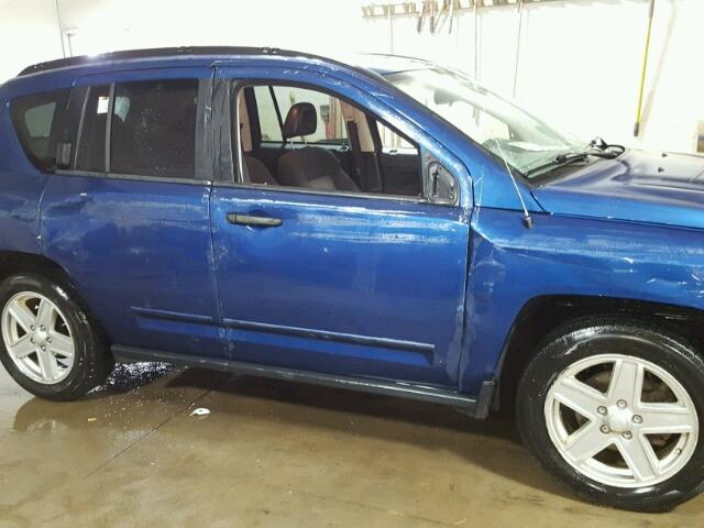 1J4FF47B99D137400 - 2009 JEEP COMPASS SP BLUE photo 9