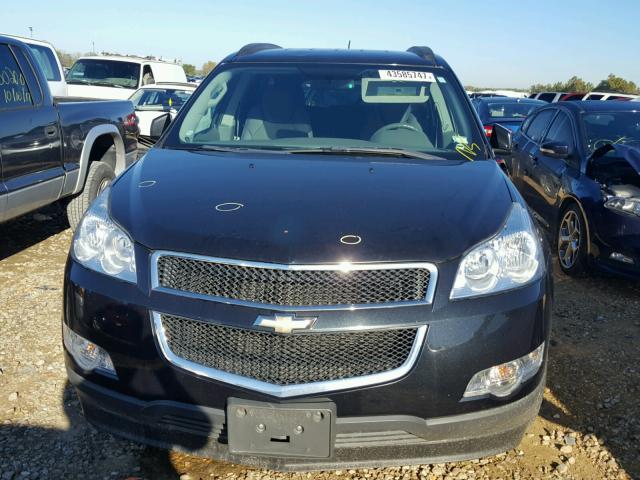 1GNKVGED1BJ247434 - 2011 CHEVROLET TRAVERSE L BLACK photo 9