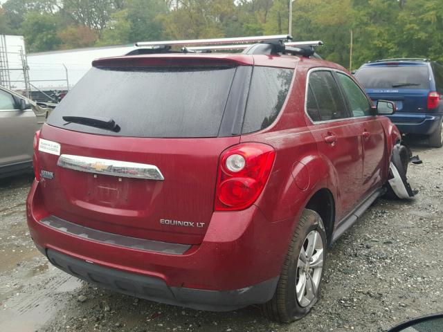 2GNALDEK6C6231856 - 2012 CHEVROLET EQUINOX LT MAROON photo 4