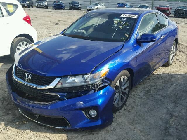 1HGCT1B77DA010059 - 2013 HONDA ACCORD BLUE photo 2