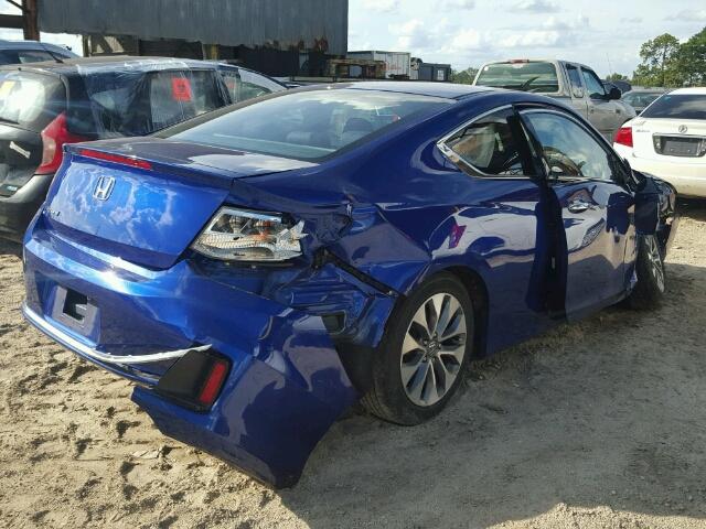 1HGCT1B77DA010059 - 2013 HONDA ACCORD BLUE photo 4