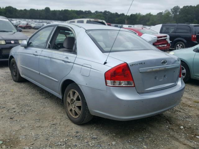 KNAFE121075455934 - 2007 KIA SPECTRA EX BLUE photo 3