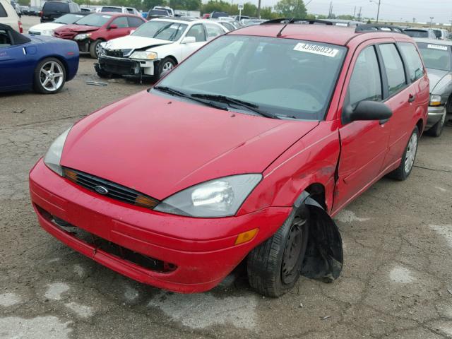 1FAFP36384W189692 - 2004 FORD FOCUS RED photo 2
