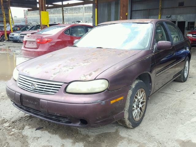 1G1NE52M6X6223339 - 1999 CHEVROLET MALIBU LS Марун фото 2