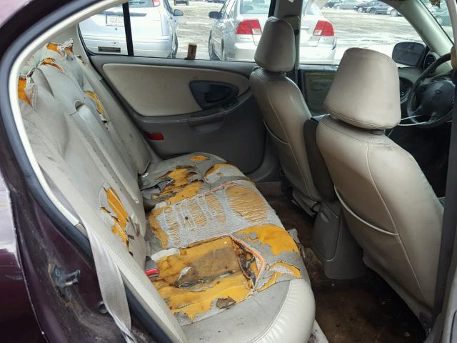 1G1NE52M6X6223339 - 1999 CHEVROLET MALIBU LS Марун фото 6