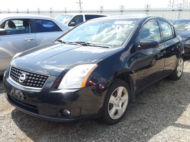 3N1AB61EX8L683256 - 2008 NISSAN SENTRA 2.0 BLACK photo 2