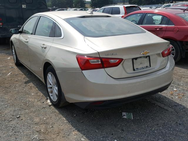 1G1ZE5ST4GF239628 - 2016 CHEVROLET MALIBU LT GOLD photo 3