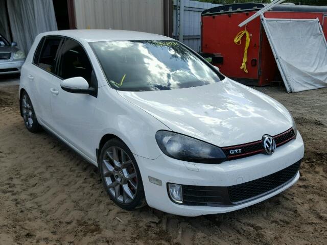 WVWHD7AJ7DW127726 - 2013 VOLKSWAGEN GTI WHITE photo 1