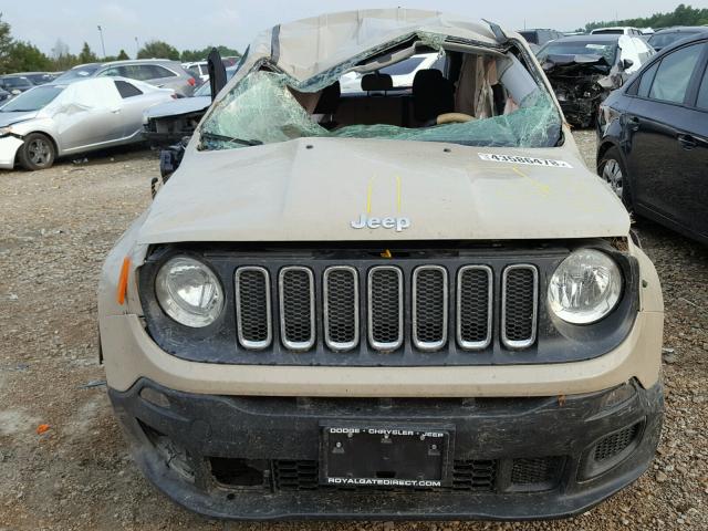 ZACCJAAH0FPB56308 - 2015 JEEP RENEGADE S თაფლისფერი ფოტო 7