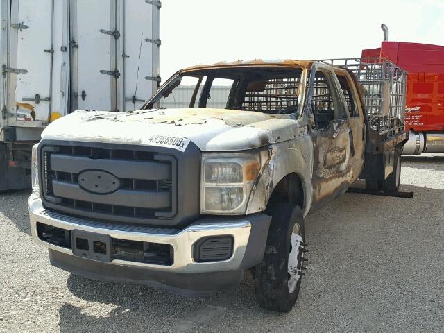 1FD0W5HT0FEB88780 - 2015 FORD F550 SUPER WHITE photo 2