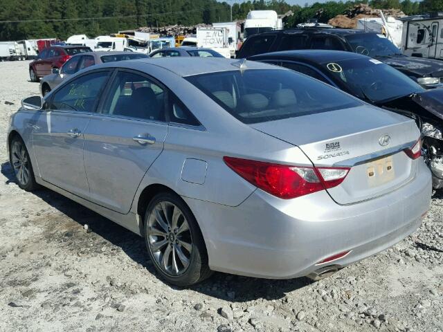 5NPEC4AC4BH269959 - 2011 HYUNDAI SONATA SE SILVER photo 3