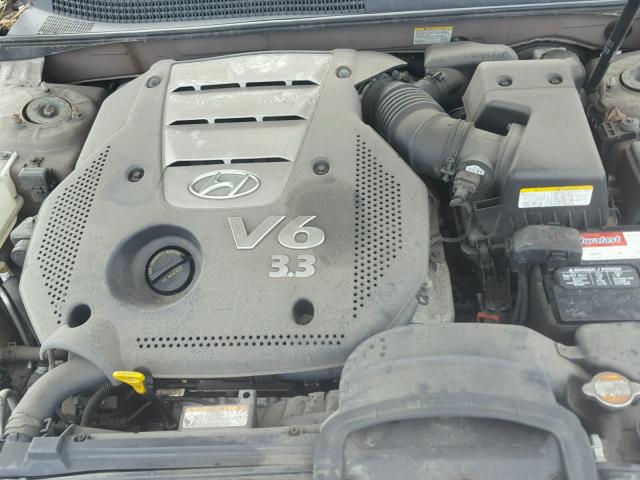 5NPEU46F67H220737 - 2007 HYUNDAI SONATA TAN photo 7