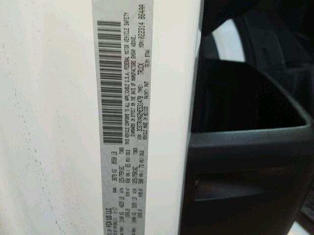 3C6TRVAG2HE531478 - 2017 RAM PROMASTER WHITE photo 10