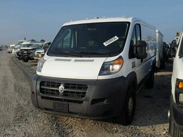 3C6TRVAG2HE531478 - 2017 RAM PROMASTER WHITE photo 2