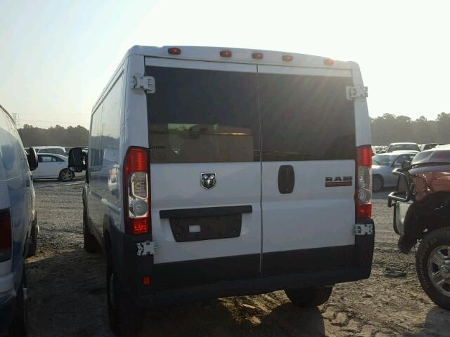 3C6TRVAG2HE531478 - 2017 RAM PROMASTER WHITE photo 3
