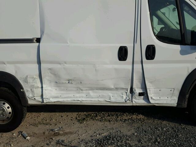 3C6TRVAG2HE531478 - 2017 RAM PROMASTER WHITE photo 9