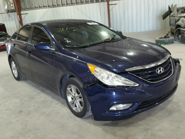 5NPEB4AC1DH668494 - 2013 HYUNDAI SONATA GLS BLUE photo 4