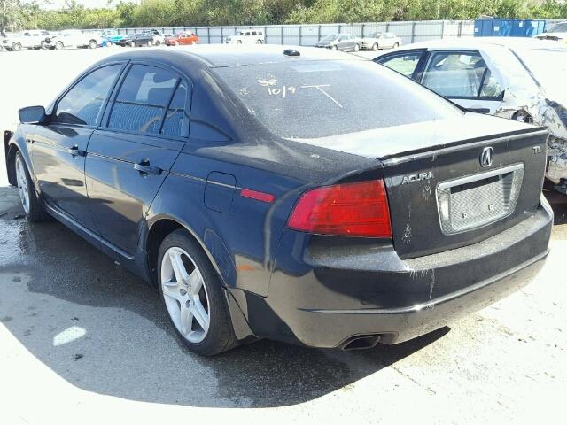 19UUA66204A020597 - 2004 ACURA TL BLACK photo 3