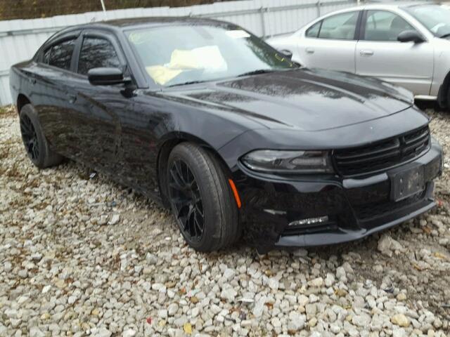 2C3CDXJGXGH237935 - 2016 DODGE CHARGER SX BLACK photo 1