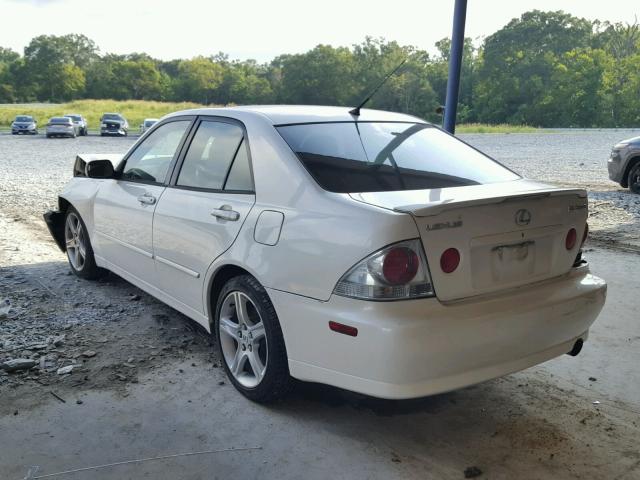 JTHBD192550095250 - 2005 LEXUS IS 300 WHITE photo 3