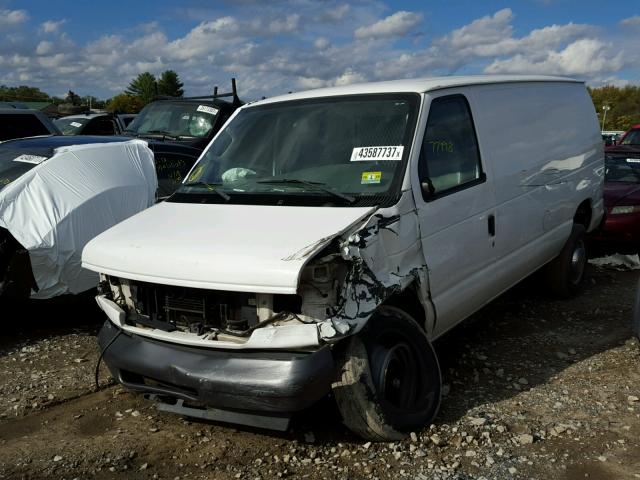 1FTNE24L84HB14018 - 2004 FORD ECONOLINE WHITE photo 2