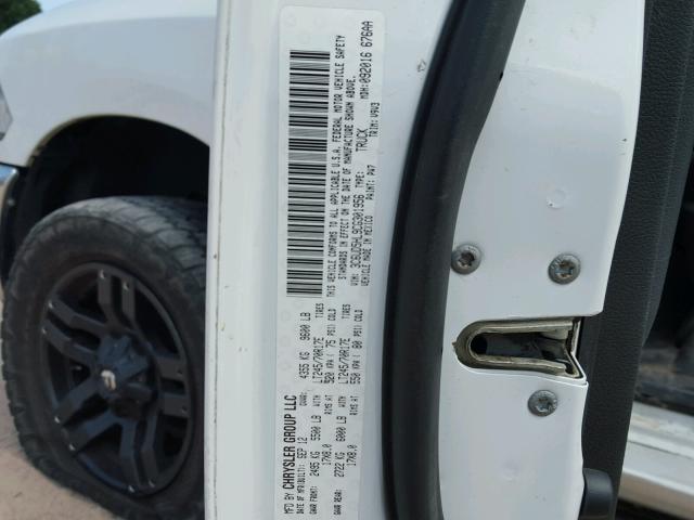 3C6UD5HL9CG301956 - 2012 DODGE RAM 2500 S თეთრი ფოტო 10