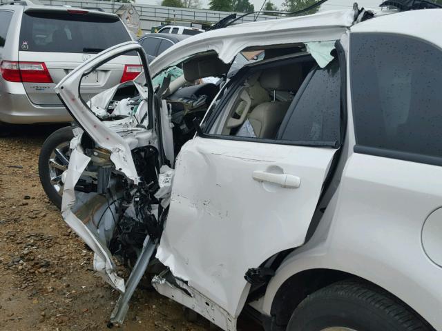 2FMDK3JC0DBA86657 - 2013 FORD EDGE WHITE photo 10