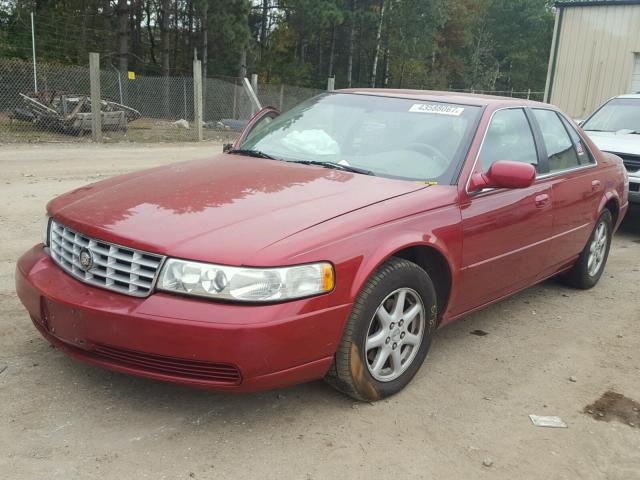 1G6KS54Y51U241503 - 2001 CADILLAC SEVILLE RED photo 2