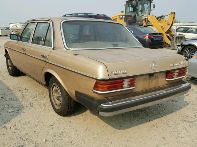 WDBAB33A1EA112259 - 1984 MERCEDES-BENZ 300 DT GOLD photo 3