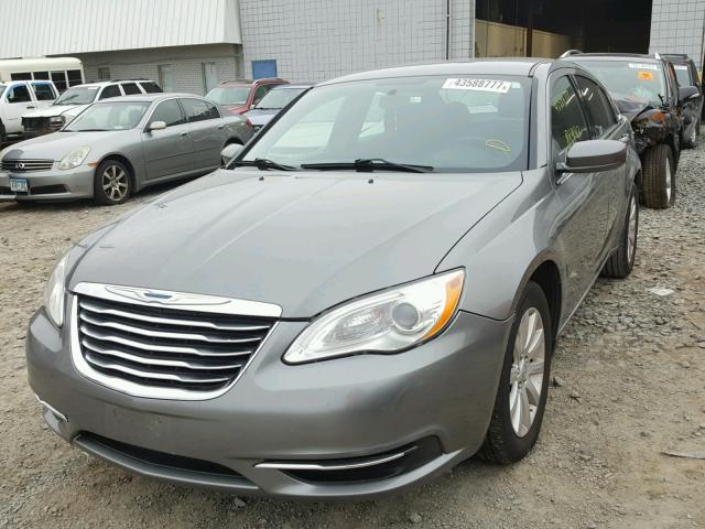 1C3CCBBB4CN278801 - 2012 CHRYSLER 200 TOURIN GRAY photo 2