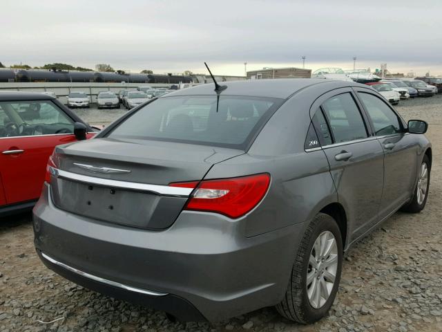 1C3CCBBB4CN278801 - 2012 CHRYSLER 200 TOURIN GRAY photo 4