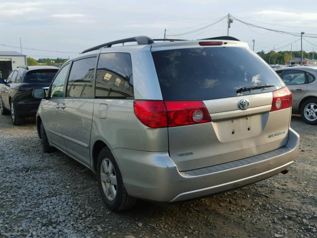 5TDZK23C78S123550 - 2008 TOYOTA SIENNA GRAY photo 3