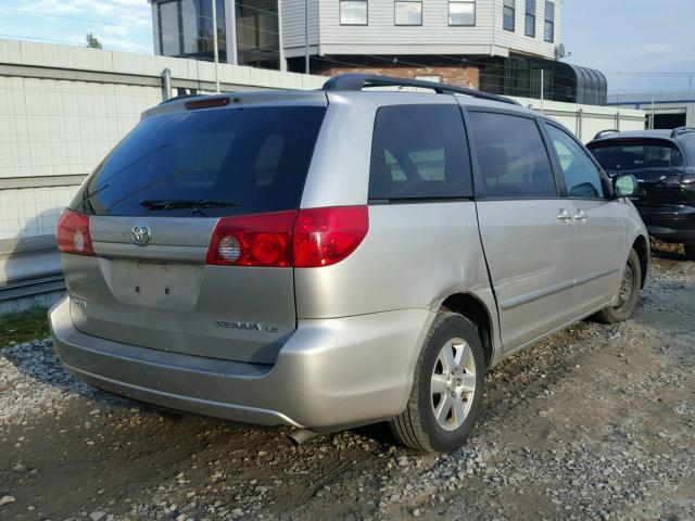 5TDZK23C78S123550 - 2008 TOYOTA SIENNA GRAY photo 4