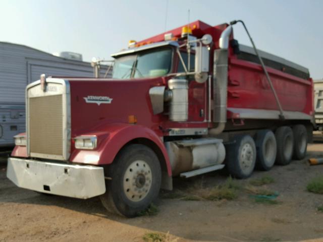 1XKWP4EX88J232231 - 2008 KENWORTH CONSTRUCTI RED photo 2