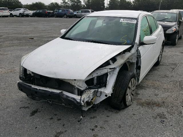 1HGCP2F33BA154416 - 2011 HONDA ACCORD LX WHITE photo 2