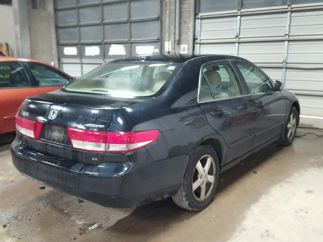 1HGCM56844A135818 - 2004 HONDA ACCORD BLACK photo 4