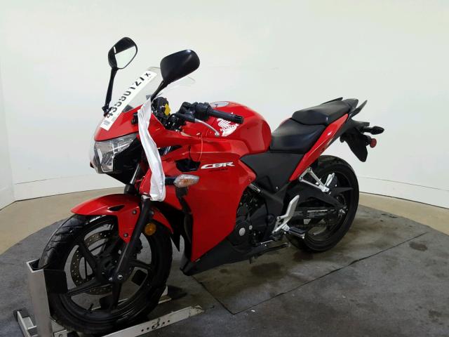 MLHMC4100D5300173 - 2013 HONDA CBR250 RED photo 4