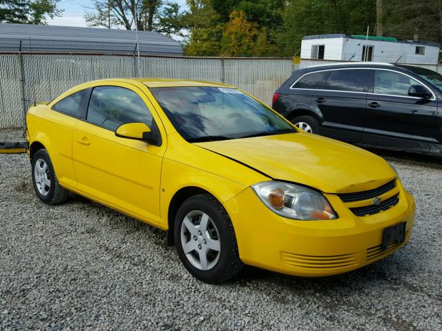 1G1AL18F887117556 - 2008 CHEVROLET COBALT LT YELLOW photo 1