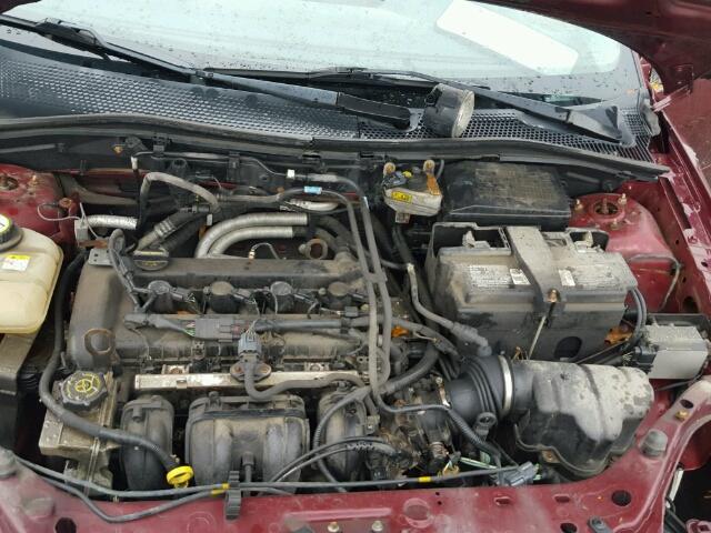 1FAHP37N66W248590 - 2006 FORD FOCUS ZX5 MAROON photo 7