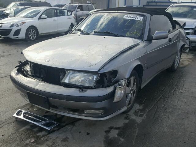 YS3DF78K827002113 - 2002 SAAB 9-3 SILVER photo 2