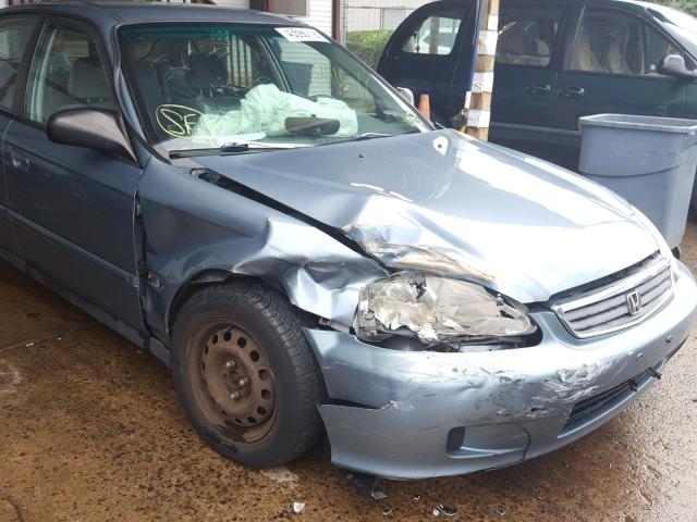 2HGEJ6615YH571479 - 2000 HONDA CIVIC BASE Mavi foto 9
