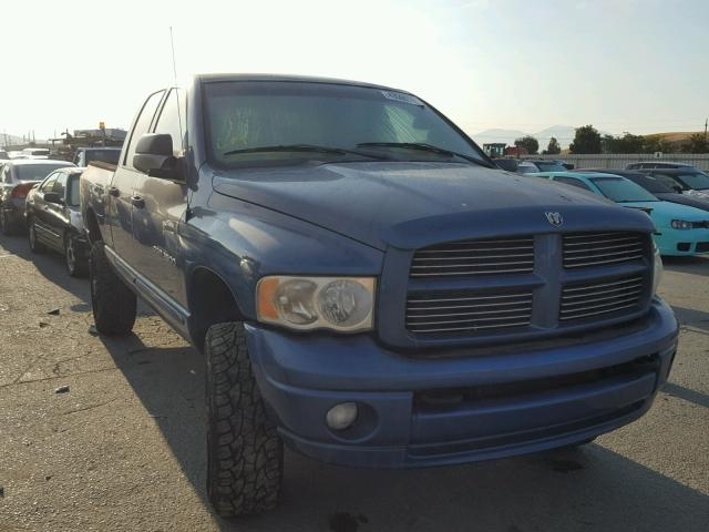 3D3KU28C74G209624 - 2004 DODGE RAM 2500 S BLUE photo 1