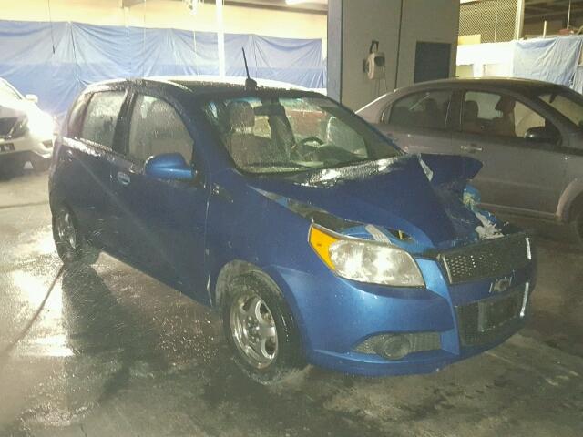 KL1TD66E79B304474 - 2009 CHEVROLET AVEO LS BLUE photo 1