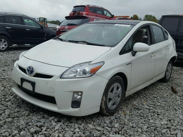 JTDKN3DU5A0010968 - 2010 TOYOTA PRIUS 白色 照片 2